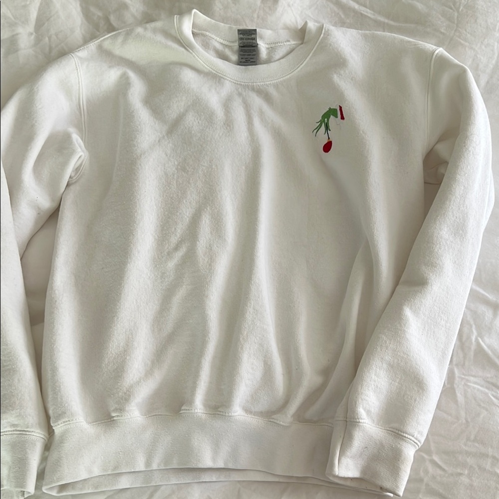 White Grinch Sweatshirt